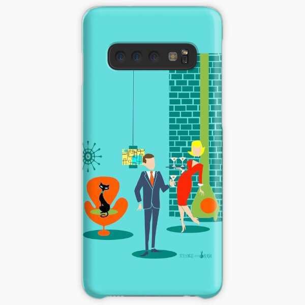 Retro Space Age Cartoon Couple Samsung Galaxy Snap Case