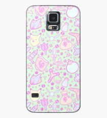 Zelda Doodlez (Grüner Pastell ver.) Hülle & Klebefolie für Samsung Galaxy