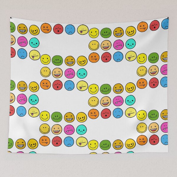 Item preview, emotions emoji colorful trendy faces expressions design designed and sold by gulnaz797.