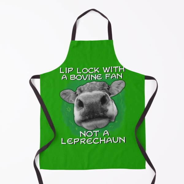 Item preview, Lip Lock with a Bovine Fan, Not a Leprechaun St Patrick's Day funny gift with cow designed and sold by facePale.