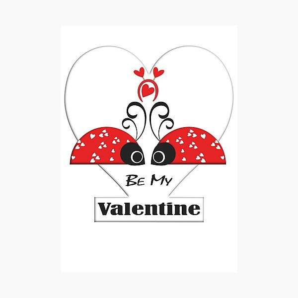 Item preview, Be My Valentine Love Ladybugs 2023 designed and sold by Willem Horinga.