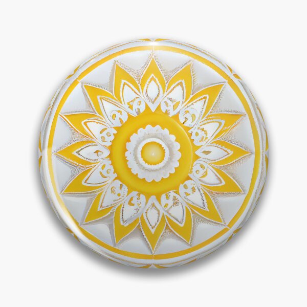 Artikelvorschau, White Yellow Calming Dreamy New Mediterranean Pattern Digital Painting entworfen und verkauft von CodeAndColors.