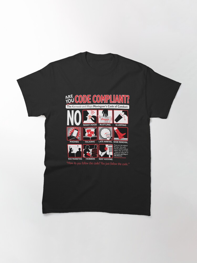 Alternate view of Kermode and Mayo Code of Conduct Classic T-Shirt
