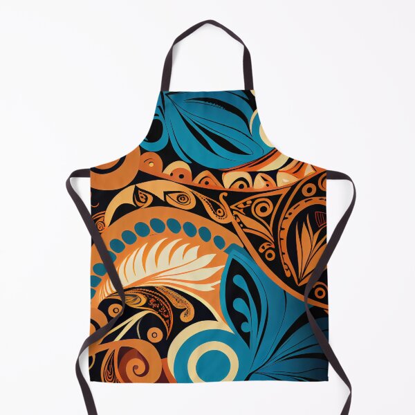 Aperçu de l'œuvre Dazzling Calming Pacific Islander Pattern Digital Painting créée et vendue par CodeAndColors.