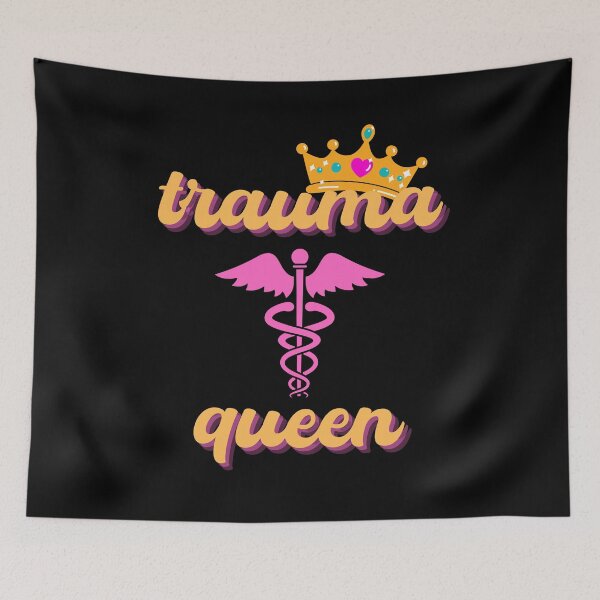 Item preview, Trauma queen for a paramedic woman designed and sold by Morphini.