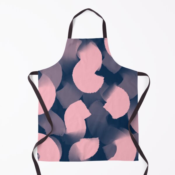 Item preview, Navy Blue and Blush Pink, Wavy, Abstract, Brush Strokes designed and sold by OneThreeSix.