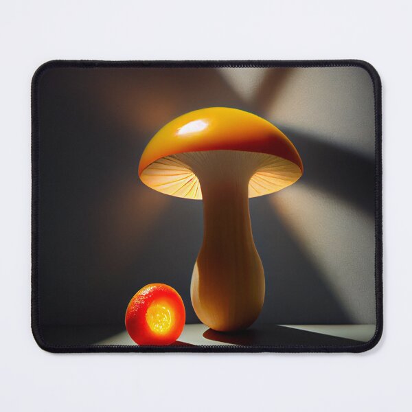Artikelvorschau, Kumquat in a Sunbeam Under a Mushroom Digital Painting entworfen und verkauft von CodeAndColors.