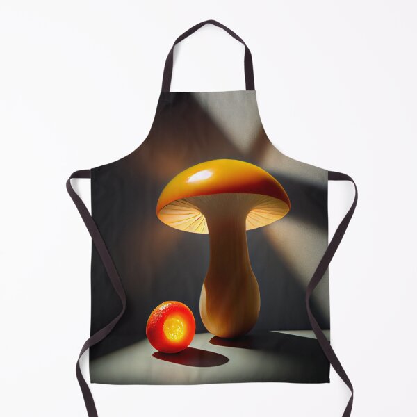 Aperçu de l'œuvre Kumquat in a Sunbeam Under a Mushroom Digital Painting créée et vendue par CodeAndColors.