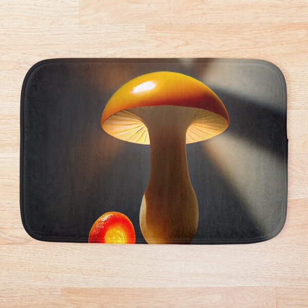 Item preview, Kumquat in a Sunbeam Under a Mushroom Digital Painting designed and sold by CodeAndColors.