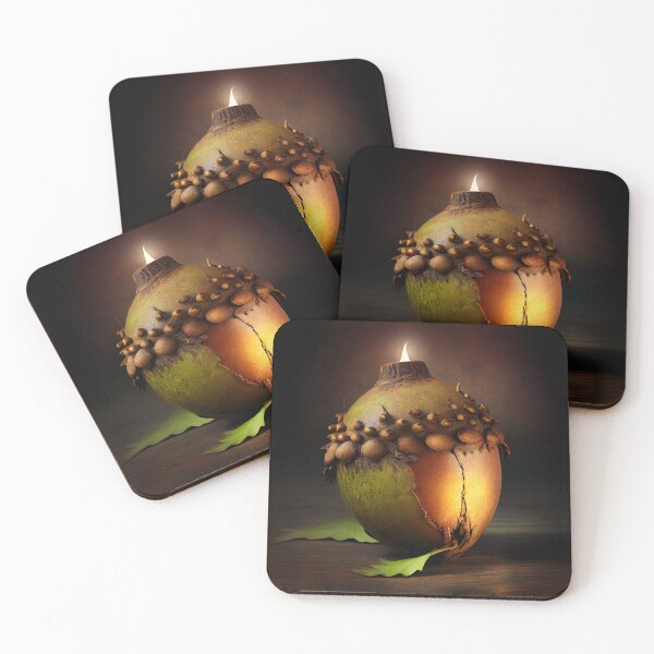 Item preview, Aged Acorn Illumination Digital Painting designed and sold by CodeAndColors.