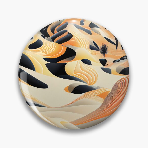 Artikelvorschau, Semi Abstract Desert Modern Pattern Digital Painting entworfen und verkauft von CodeAndColors.