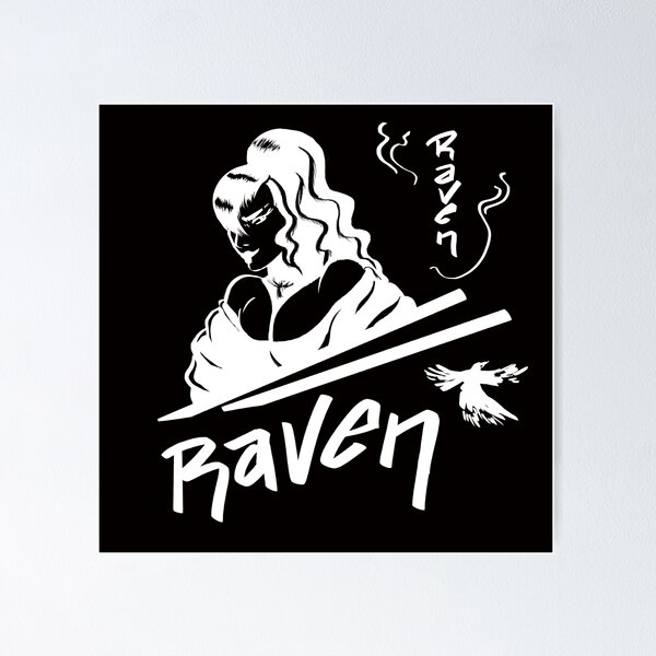 Item preview, Raven 4 (white) designed and sold by Emma Raven.