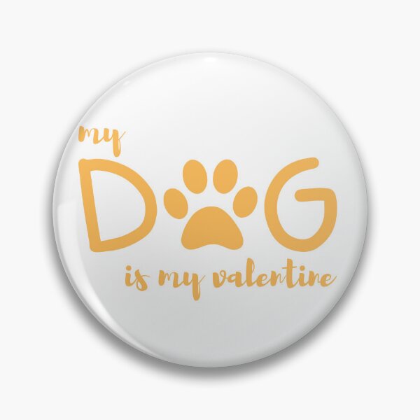 Item preview, My dog is my valentine in yellow designed and sold by aivincible.