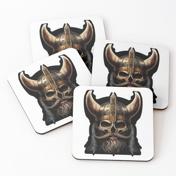 Item preview, Viking skull face designed and sold by MaryAnn84.