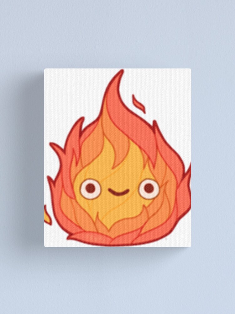 Calcifer From Howl's Moving Castle Wall Art, Canvas Prints, Framed Prints,  Wall Peels