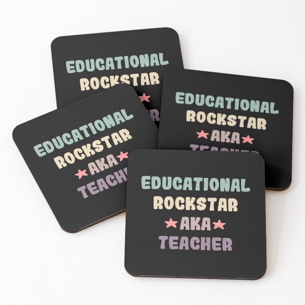 Item preview, Educational Rockstar Aka Teacher designed and sold by NewDayDesigns.