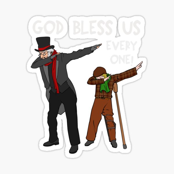 Original Tiny Tim & Scrooge Shirt Design - Dabbing Christmas Shirt Designs Original Tiny Tim & Scrooge Shirt Design - Dabbing Christmas Shirt Designs