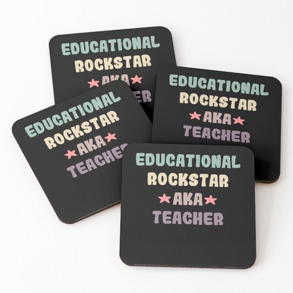 Item preview, Educational Rockstar Aka Teacher designed and sold by NewDayDesigns.