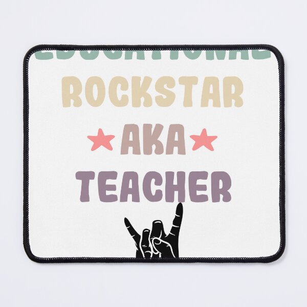 Item preview, Educational Rockstar Aka Teacher designed and sold by NewDayDesigns.