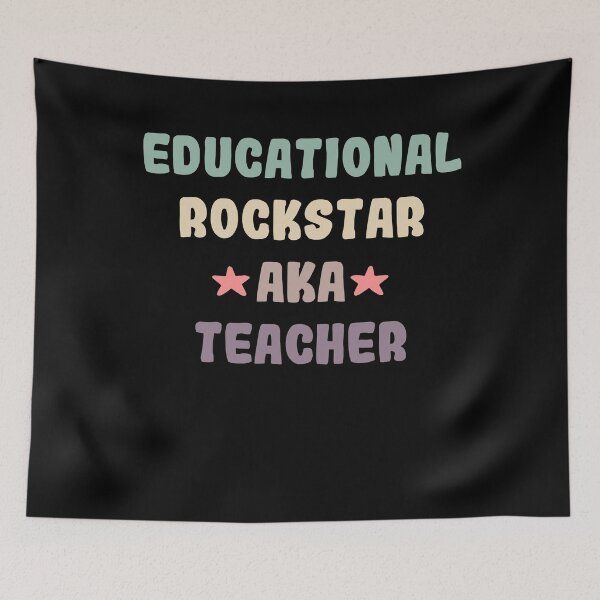 Item preview, Educational Rockstar Aka Teacher designed and sold by NewDayDesigns.