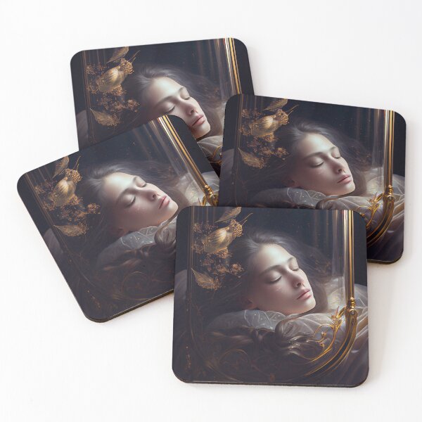 Item preview, Exquisite Slumbers Glistening Dalliance Digital Painting designed and sold by CodeAndColors.