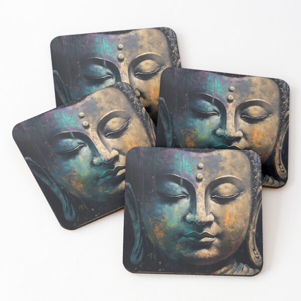 Item preview, The Tranquility of Buddha Portrait Painting designed and sold by bharuarts.