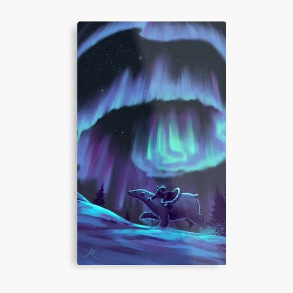 His Dark Materials - Fan Art Metal Print