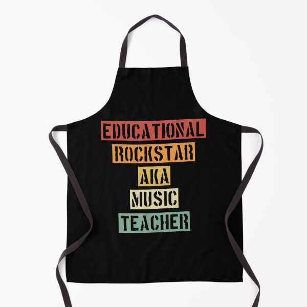 Item preview, Educational Rockstar Aka Teacher - Retro MUSIC Teacher designed and sold by NewDayDesigns.