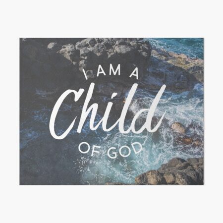 Christian Quote Art Board Print