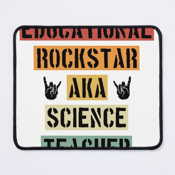Item preview, Educational Rockstar Aka Teacher - Retro Science Teacher designed and sold by NewDayDesigns.