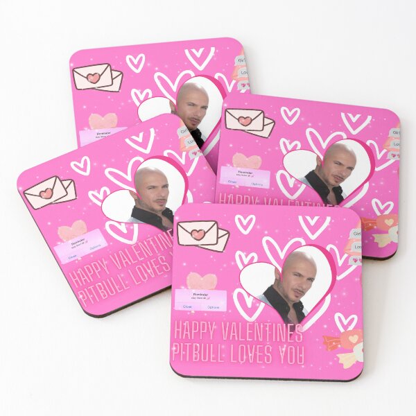 Item preview, Happy valentines pitbull loves you  designed and sold by InSpaceAstrid.