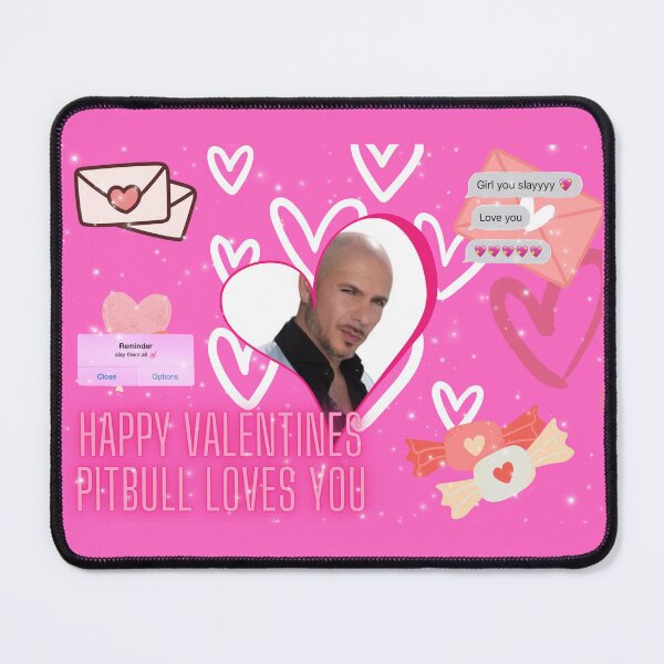 Item preview, Happy valentines pitbull loves you designed and sold by InSpaceAstrid.