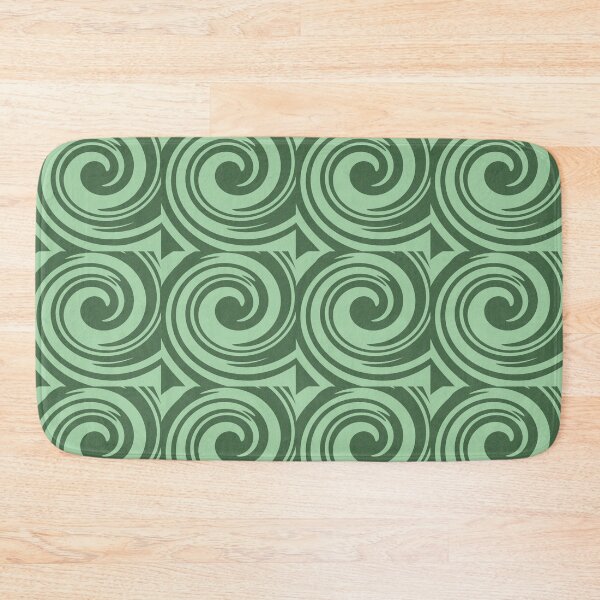 Item preview, Green Twirl Pattern with some noise designed and sold by diahsariw.