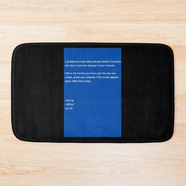 Item preview, Windows blue screen Error sign funny designed and sold by BigBasement.
