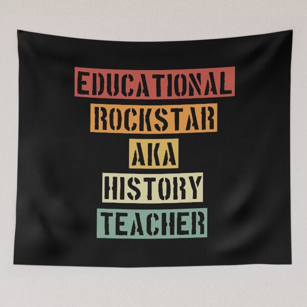 Item preview, Educational Rockstar Aka Teacher - Retro History Teacher designed and sold by NewDayDesigns.