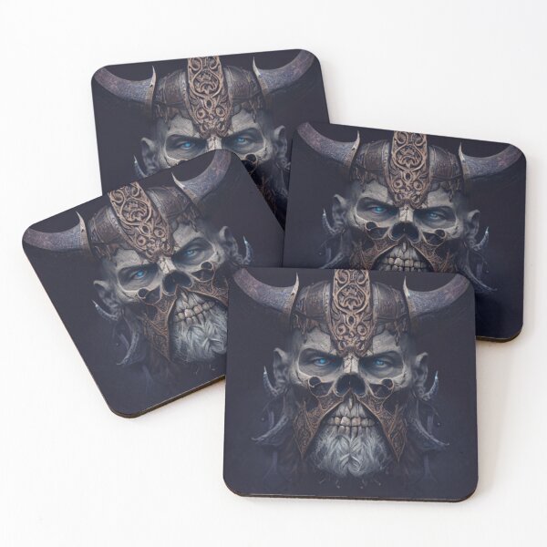 Item preview, Viking skull face designed and sold by MaryAnn84.