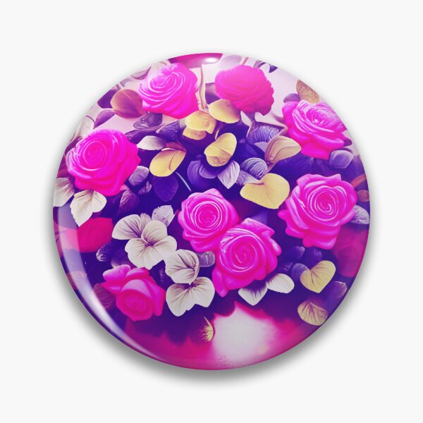 Item preview, Pink Roses in Vase designed and sold by asurtiumgreen.