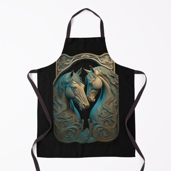 Item preview, Stone Horses designed and sold by ArtNouveauChic.