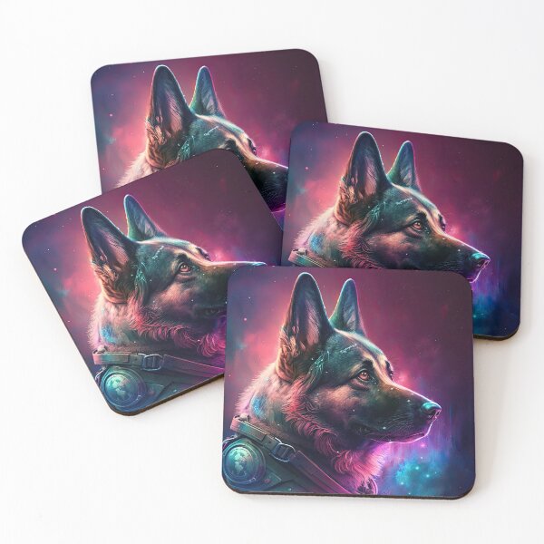 Item preview, German shepard space dog designed and sold by Ruletattoo.