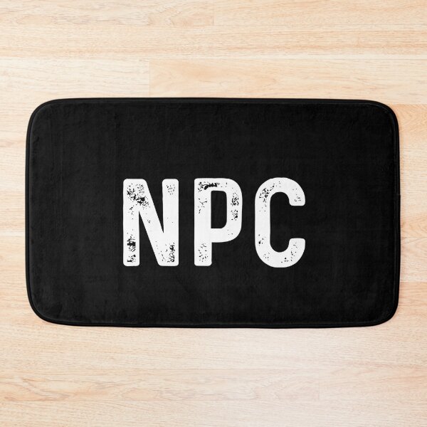 Item preview, NPC Funny Gamer Nerd Non Player Character Meme designed and sold by cimibaka25.