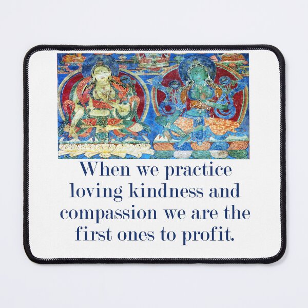 Item preview, When We Practice Loving Kindness - Compassion Quote designed and sold by CrankyOldDude.