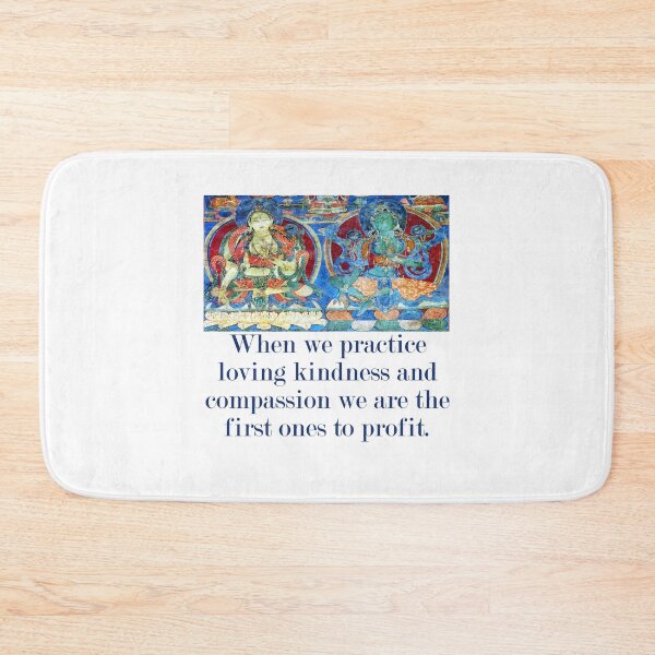 Item preview, When We Practice Loving Kindness - Compassion Quote  designed and sold by CrankyOldDude.