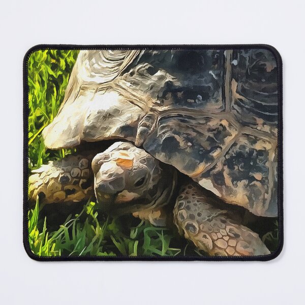 Item preview, Wild Tortoise In Grass Meadow Wildlife Art designed and sold by taiche.