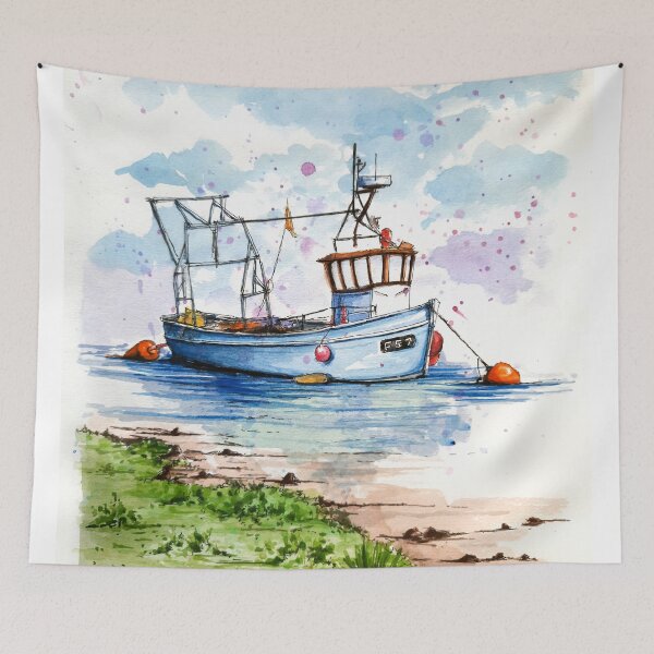 Item preview, Boat designed and sold by UrbanSageArt.