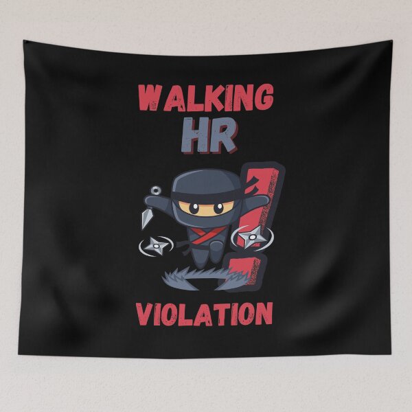 Aperçu de l'œuvre Violation du rythme cardiaque pendant la marche créée et vendue par Cr4ftyCreations.