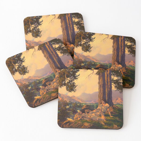 Item preview, Maxfield Parrish. Girls in a Landscape. designed and sold by likiska.