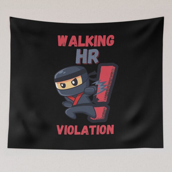Aperçu de l'œuvre Violation du rythme cardiaque pendant la marche créée et vendue par Cr4ftyCreations.