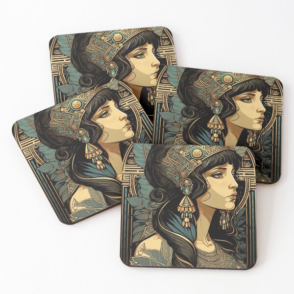 Item preview, Queen Cleopatra - Art Nouveau designed and sold by ArtNouveauChic.