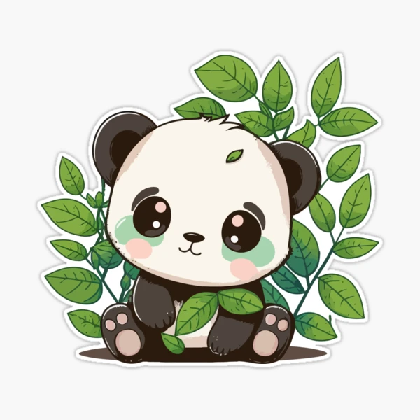 Choo Choo Bling Floria Stickers - Kawaii Panda - Making Life Cuter