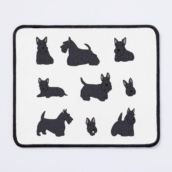 Item preview, Scottish terrier cute illustration pack designed and sold by Yarafantasyart.